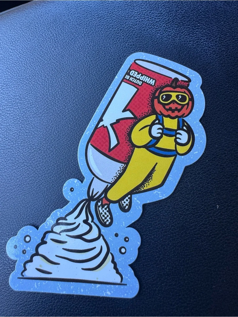 Dutch Bros September 2026 Bonus Sticker 1/3 Limited Edition Whipped Cream Rocket